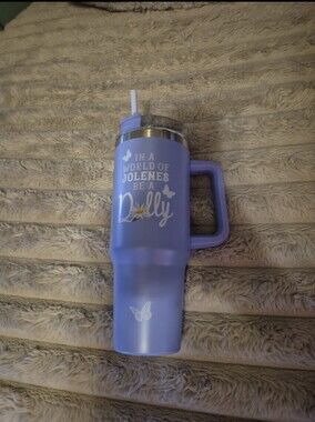 Dolly Parton In A World Of Jolenes Be A Dolly 40oz Tumbler Peri-Blue